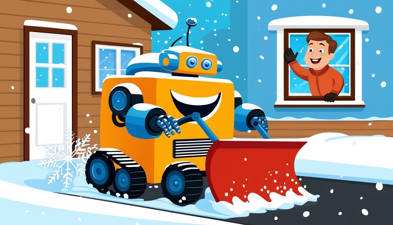 Student develops autonomous snow-shoveling robot to ease winter burdens