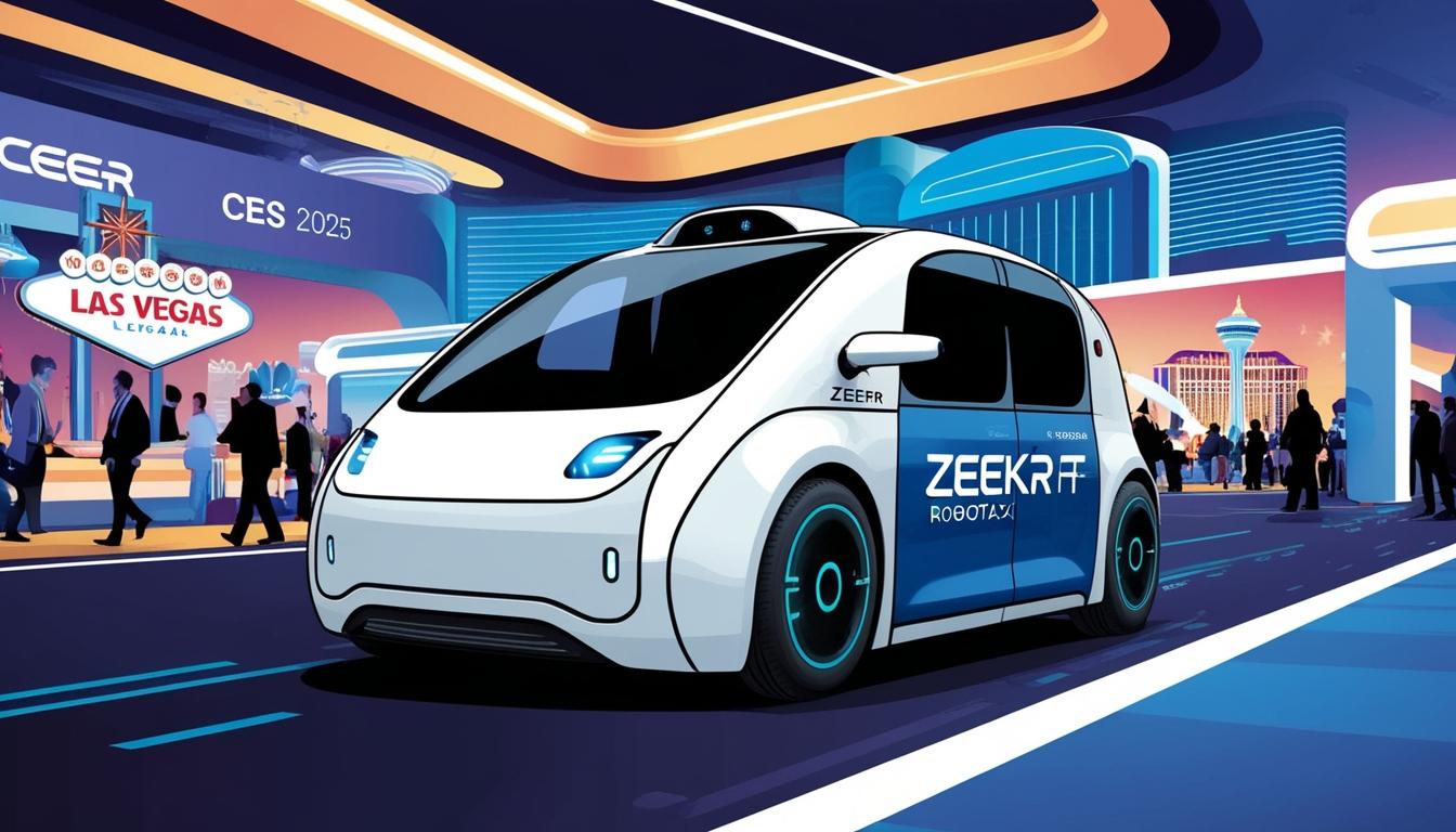 Waymo and Zeekr unveil the Zeekr RT robotaxi at CES 2025