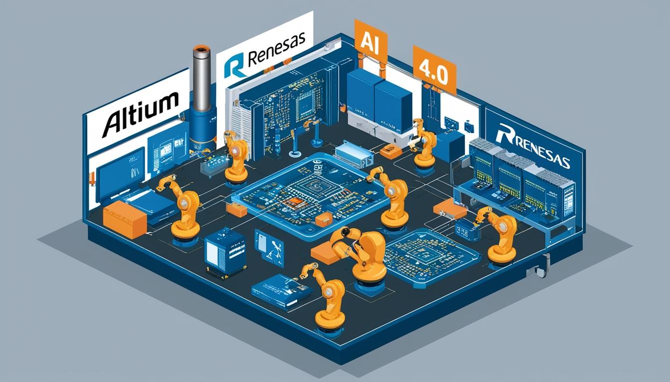 Altium and Renesas team up to drive Economy 4.0 in electronics manufacturing
