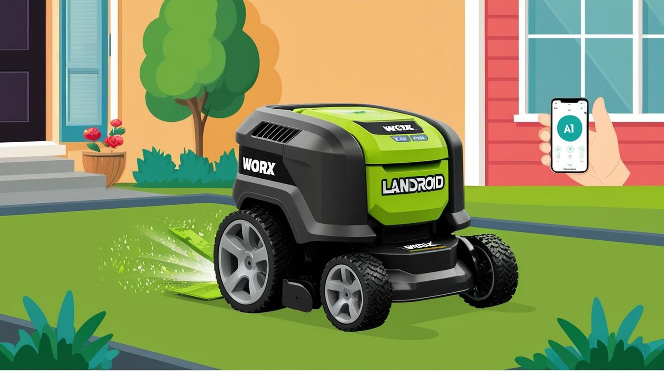 Amazon discounts Worx robotic lawn mowers to boost lawn care efficiency