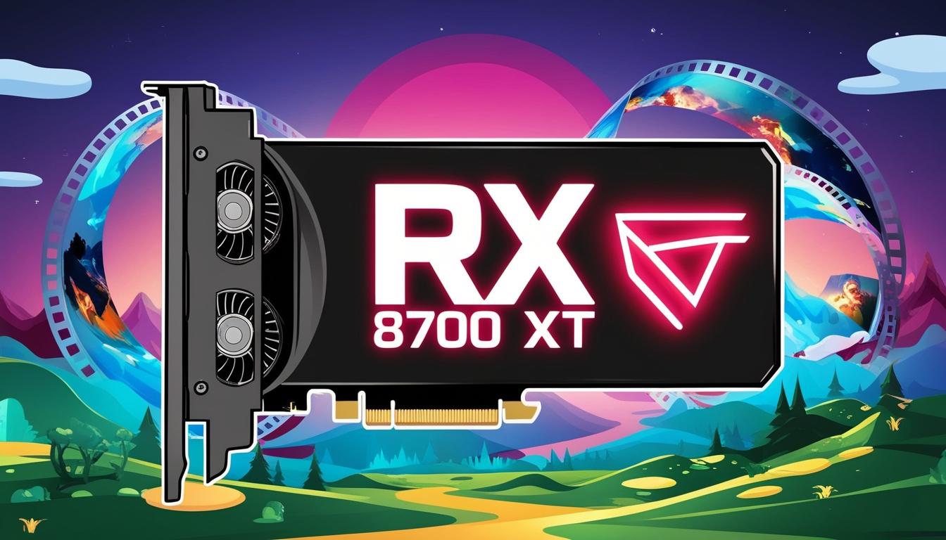 AMD unveils RX 8700 XT graphics card with AI advancements