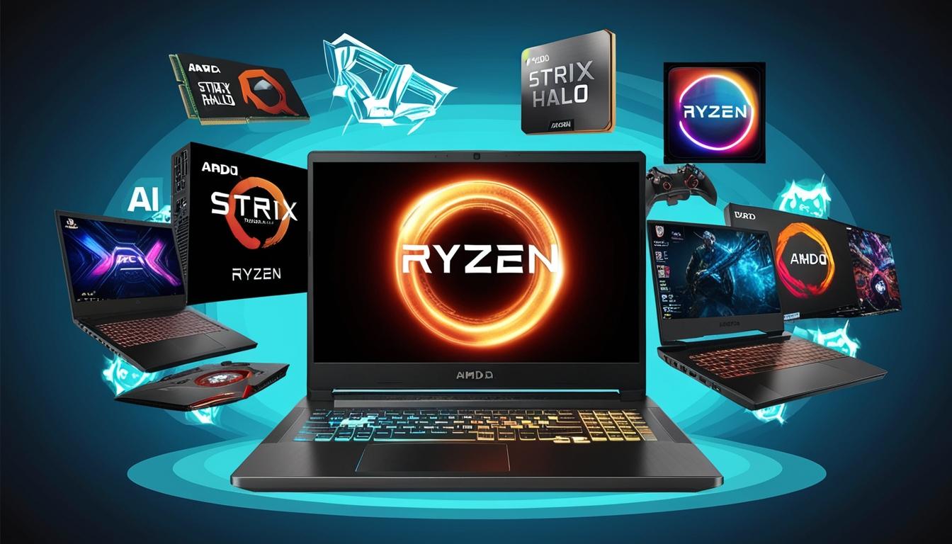 AMD unveils Strix Halo Ryzen AI Max series laptop processors at CES 2025