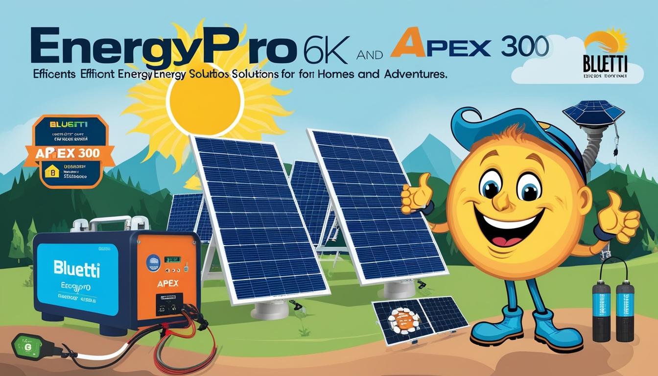 Bluetti launches advanced energy storage systems EnergyPro 6K and Apex 300