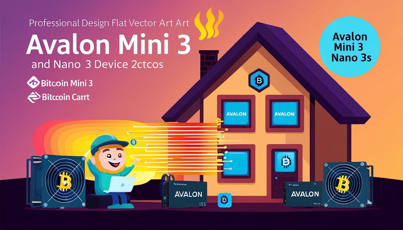 Canaan unveils innovative Bitcoin mining hardware with home heating capabilities