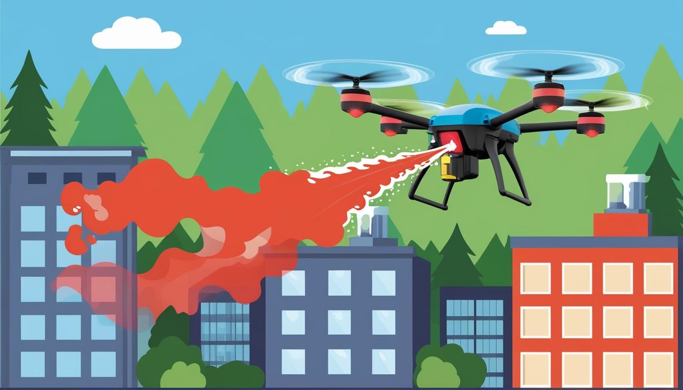 China leads drone innovation in firefighting technology