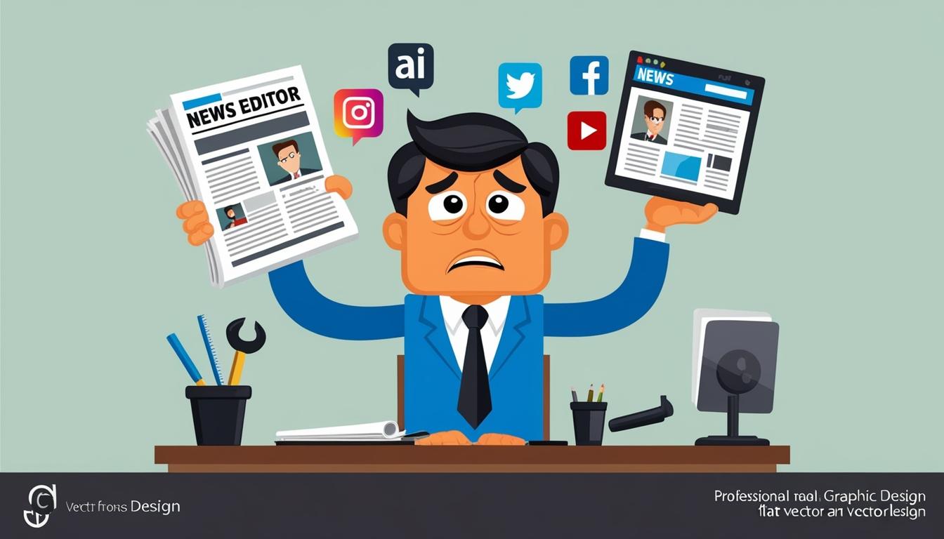 Declining confidence among newsroom leaders signals challenges ahead for journalism