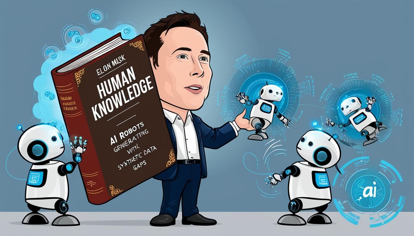Elon Musk highlights challenges in AI training data availability
