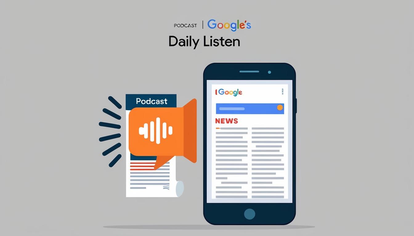 Google's Daily Listen feature allows users to tune in to news summaries