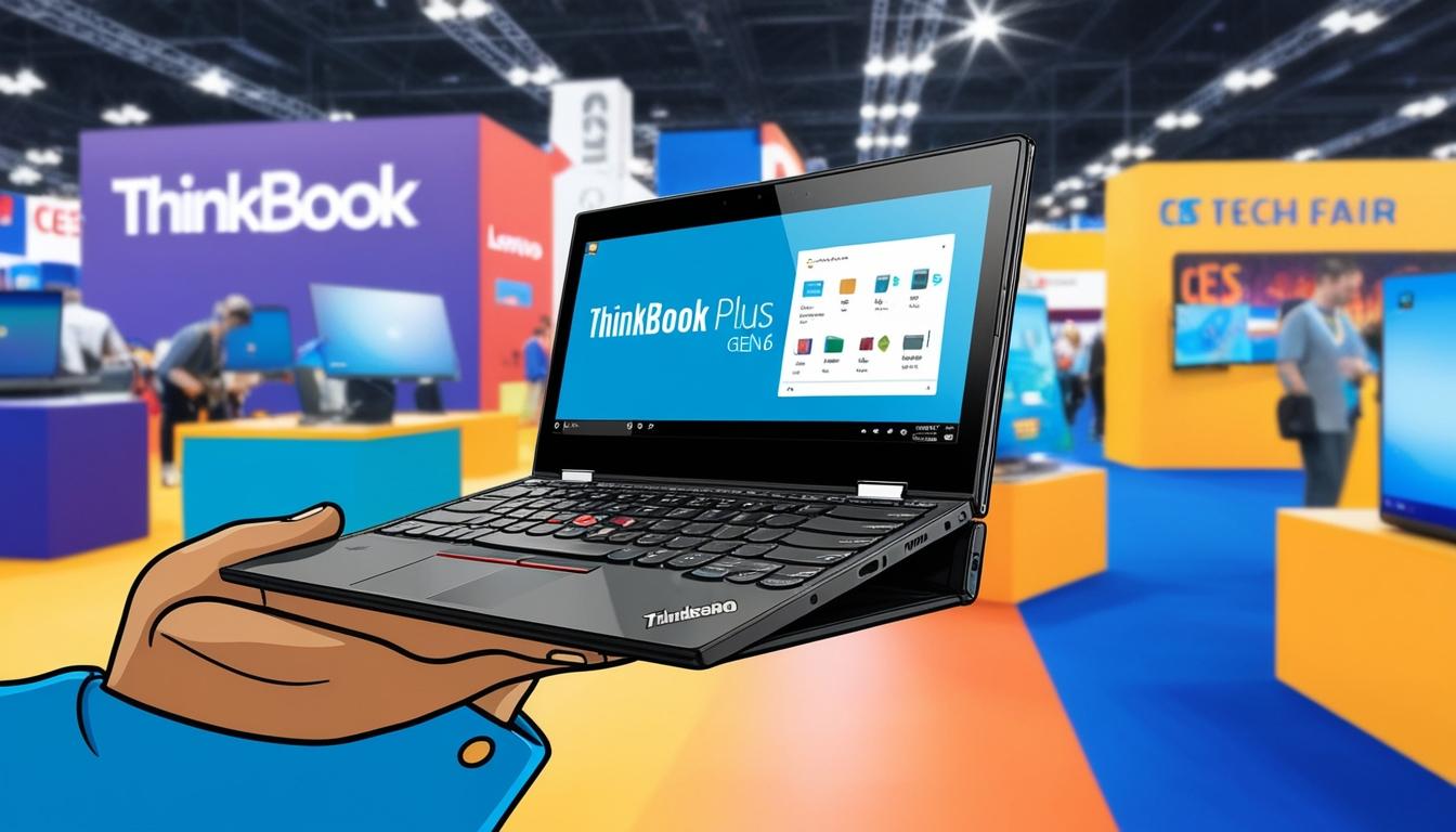 Lenovo reveals innovative ThinkBook Plus Gen 6 rollable laptop at CES