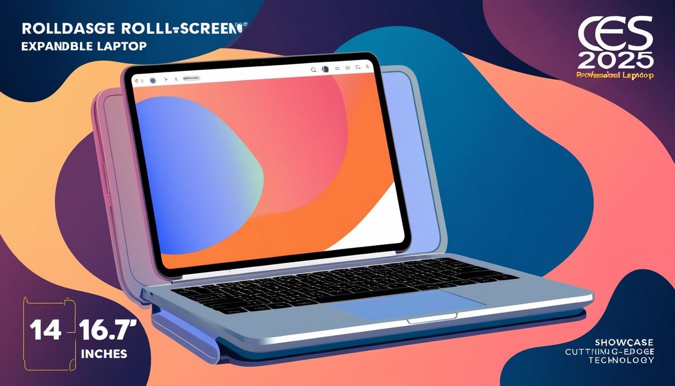 Lenovo unveils the ThinkBook Plus Gen 6 with rollable display at CES 2025