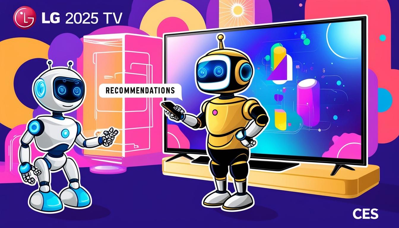 LG showcases innovative AI features for televisions at CES 2025