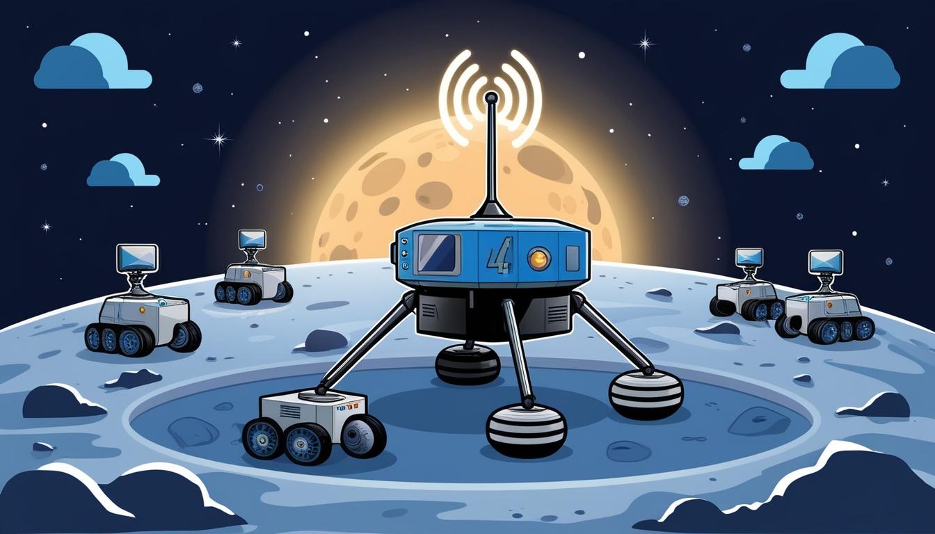 Lunar lander Athena to pioneer the first cellular network on the Moon