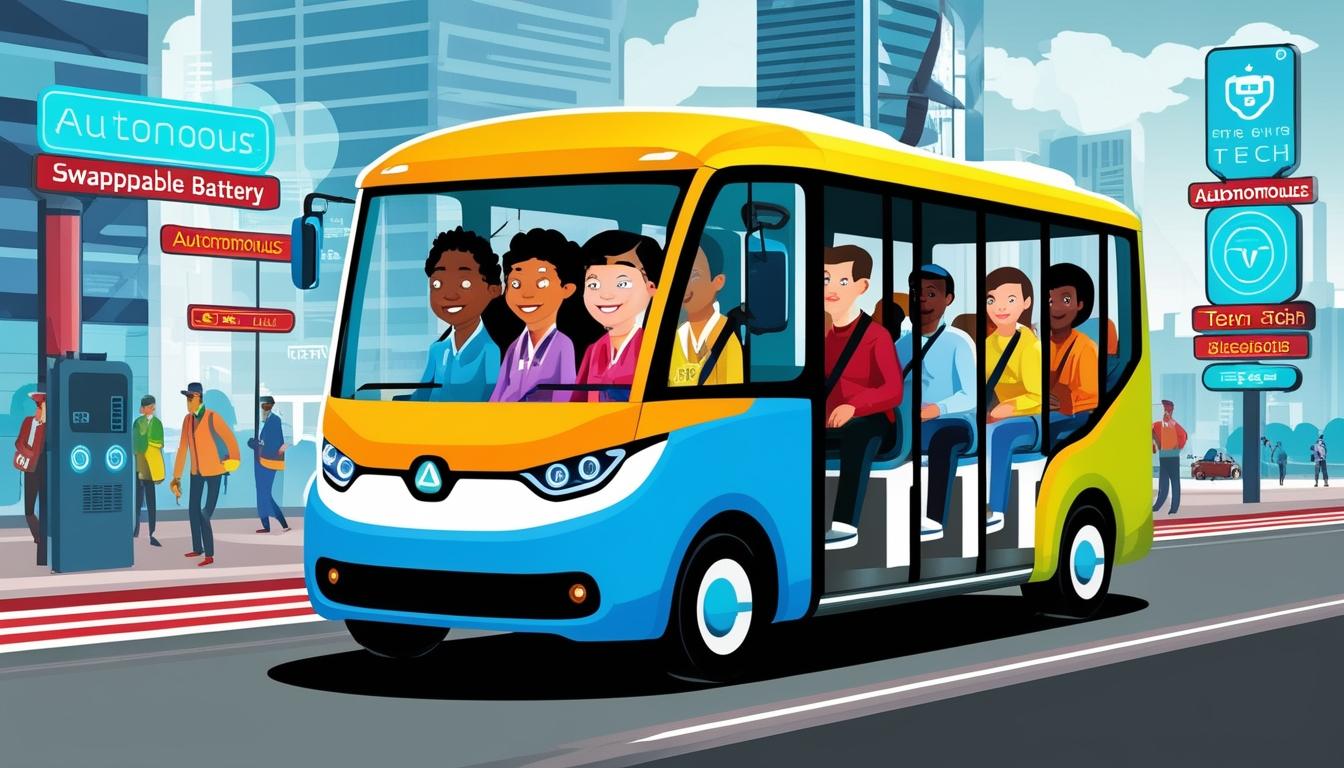 May Mobility unveils new electric autonomous minibus at CES 2025