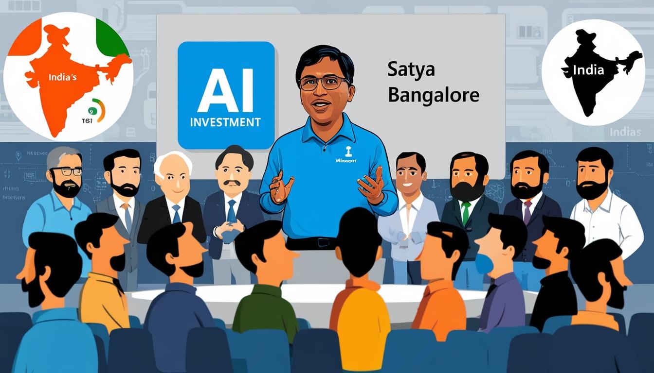 Microsoft announces $3 billion investment in India's AI and cloud computing