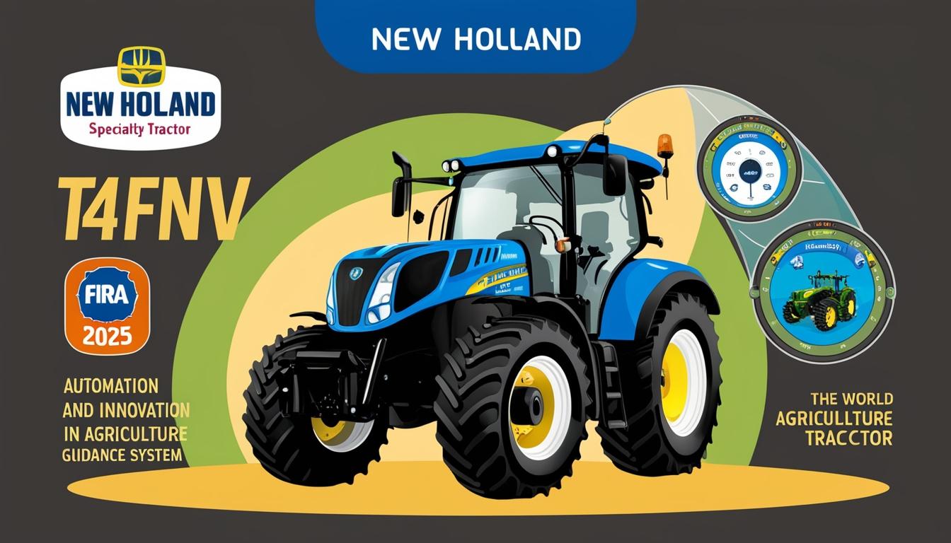 New Holland to showcase innovative tractor at World FIRA 2025