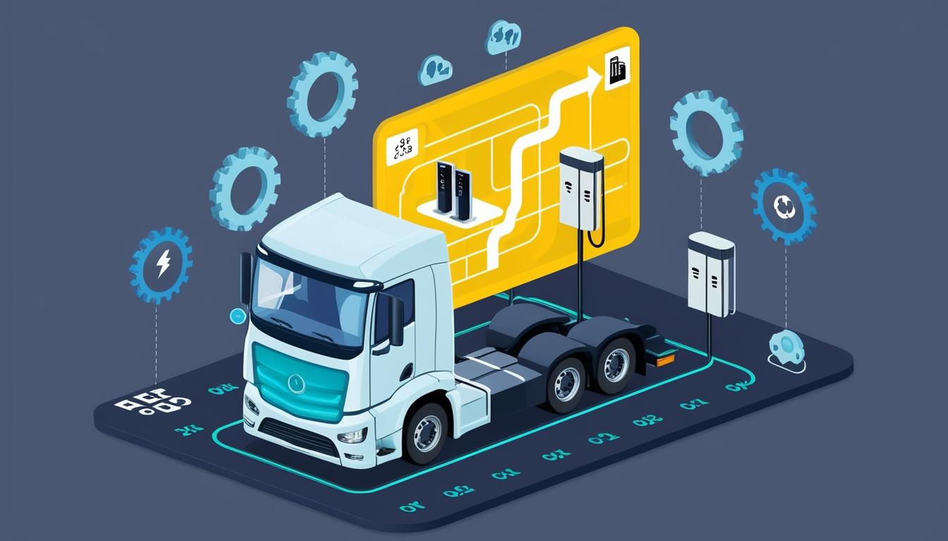 New routing system for electric trucks developed under Germany's DRivE initiative