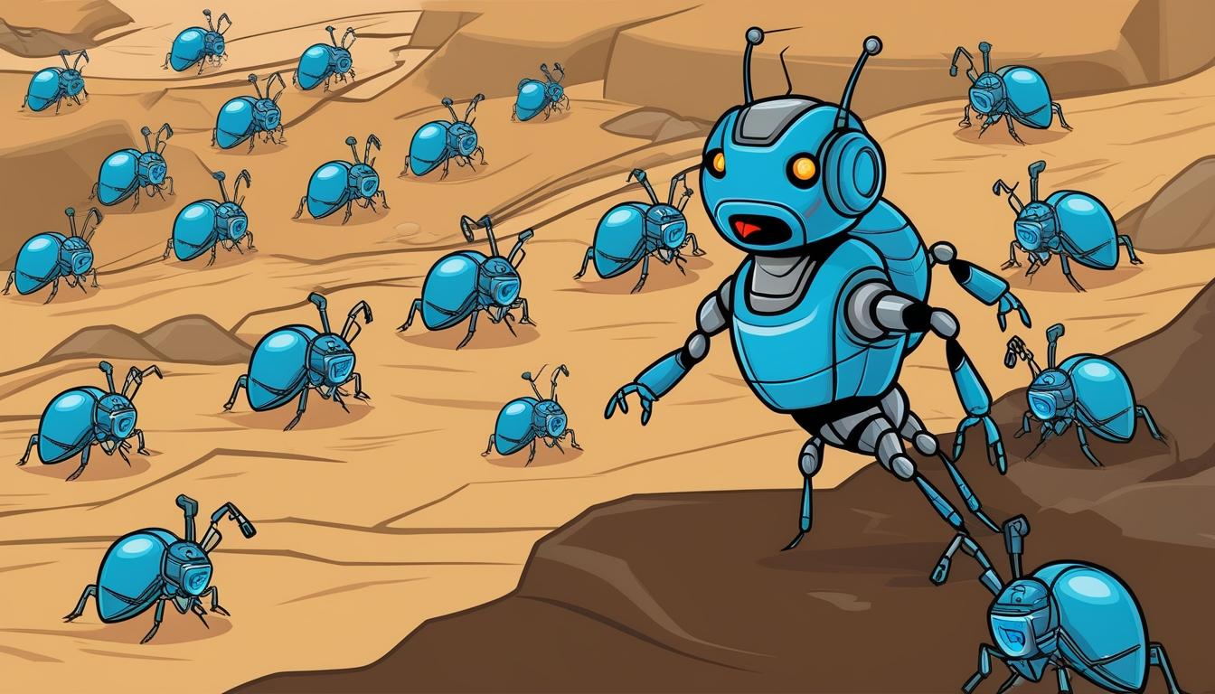 New swarm navigation algorithm enhances cyborg insects for disaster relief