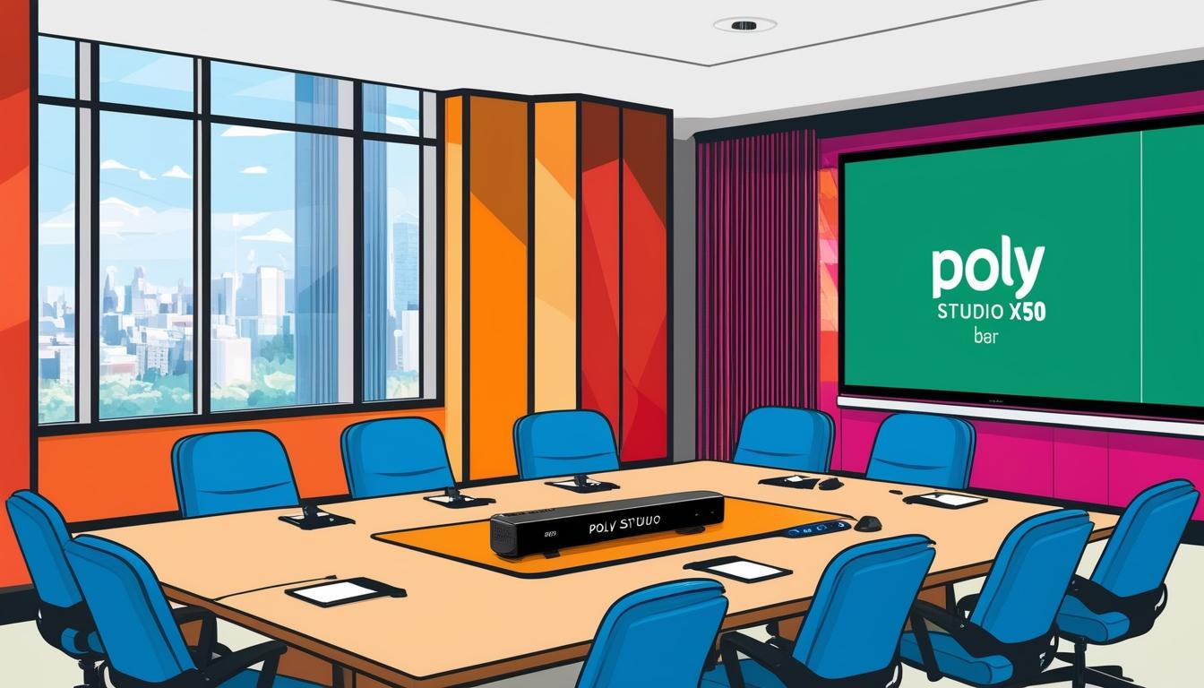 Poly Studio X50 enhances hybrid meeting experiences with advanced technology