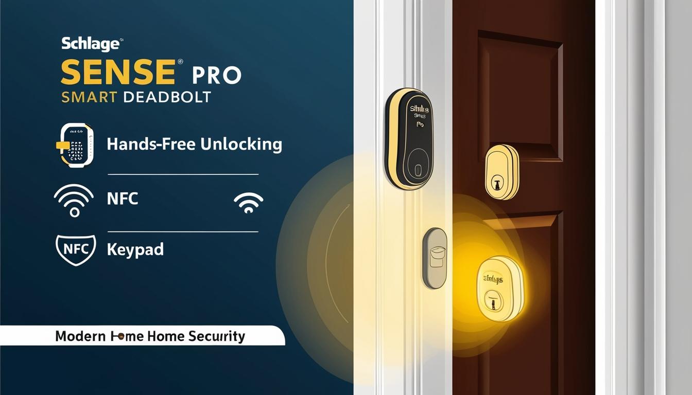 Schlage to debut Sense Pro Smart Deadbolt at CES 2025