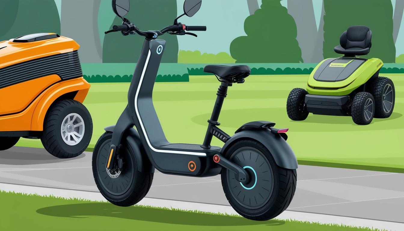 Segway unveils new e-bikes and lawn mowers at CES 2025