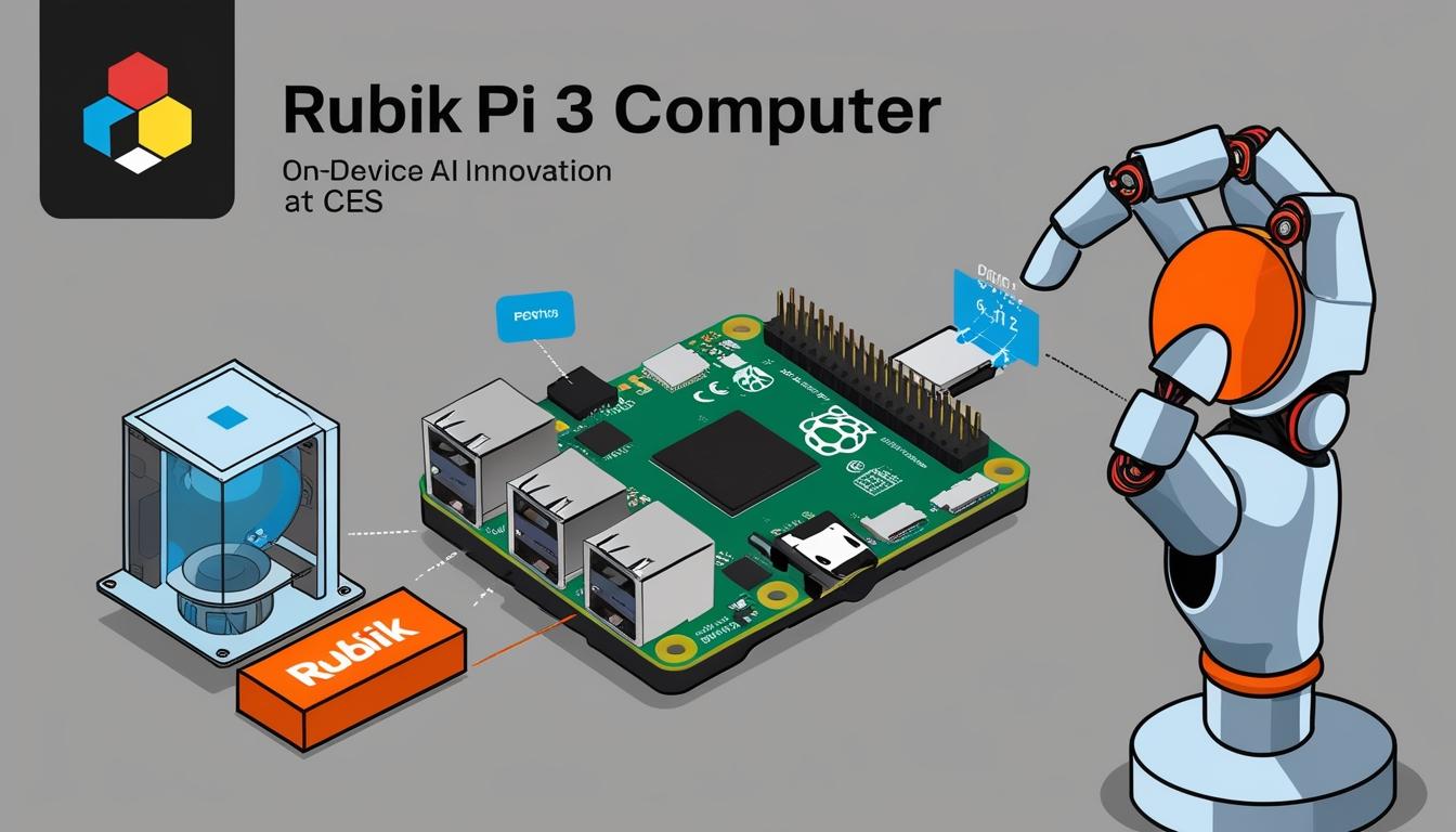 Thundercomm launches RUBIK Pi 3 at CES, revolutionising on-device AI
