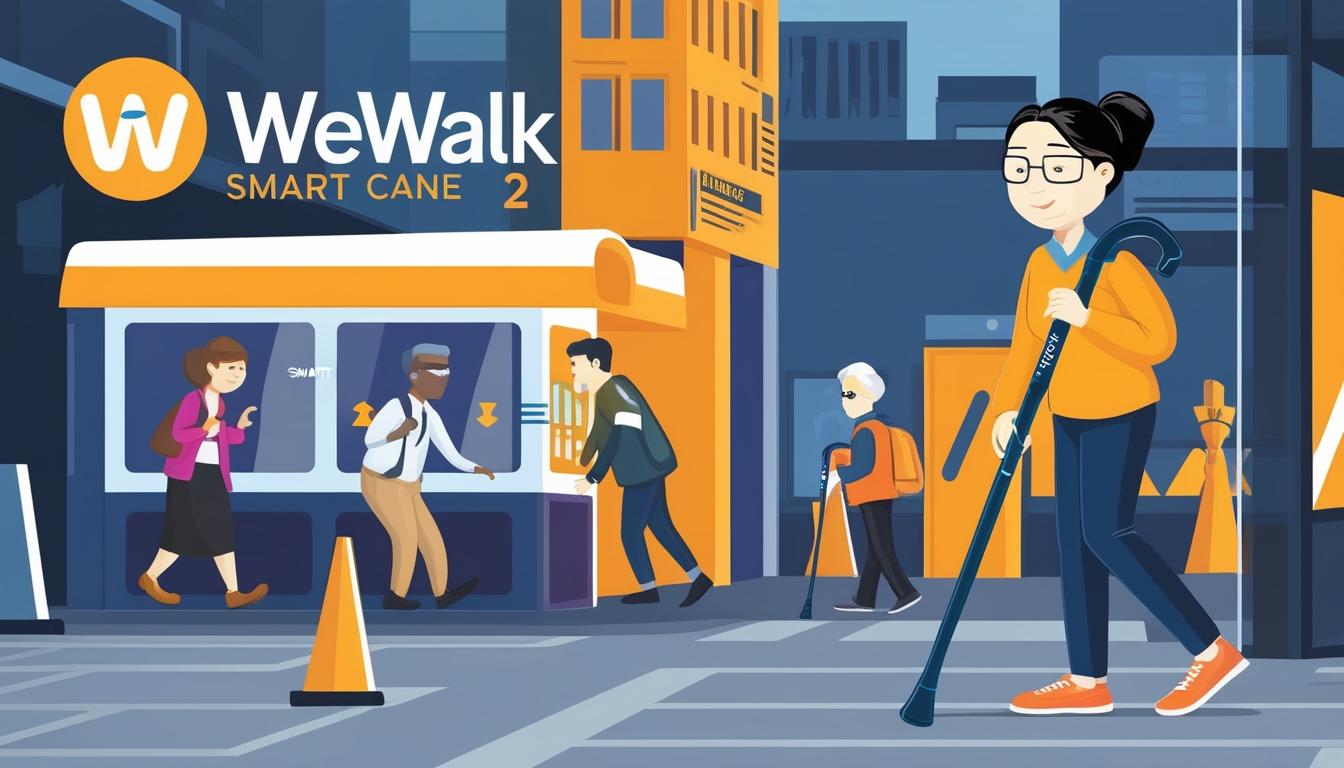 WeWalk launches the Smart Cane 2 at CES 2025 to aid those with visual impairments