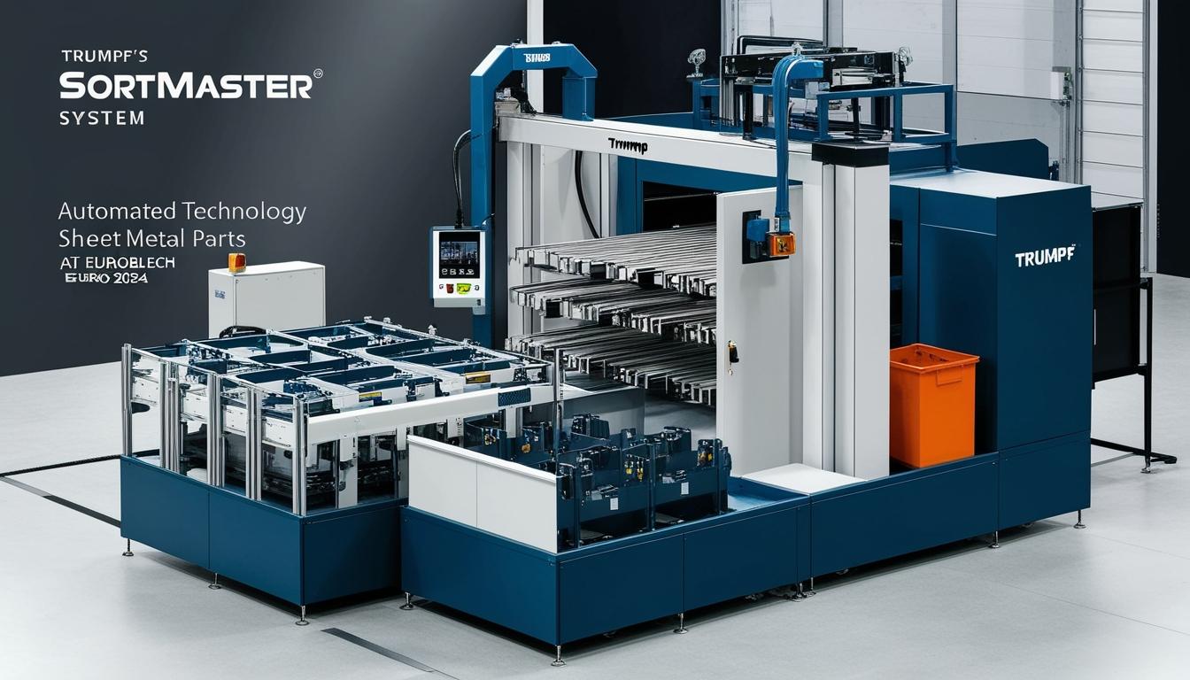 TRUMPF launches automated sorting system for laser-cut parts at EuroBLECH 2024