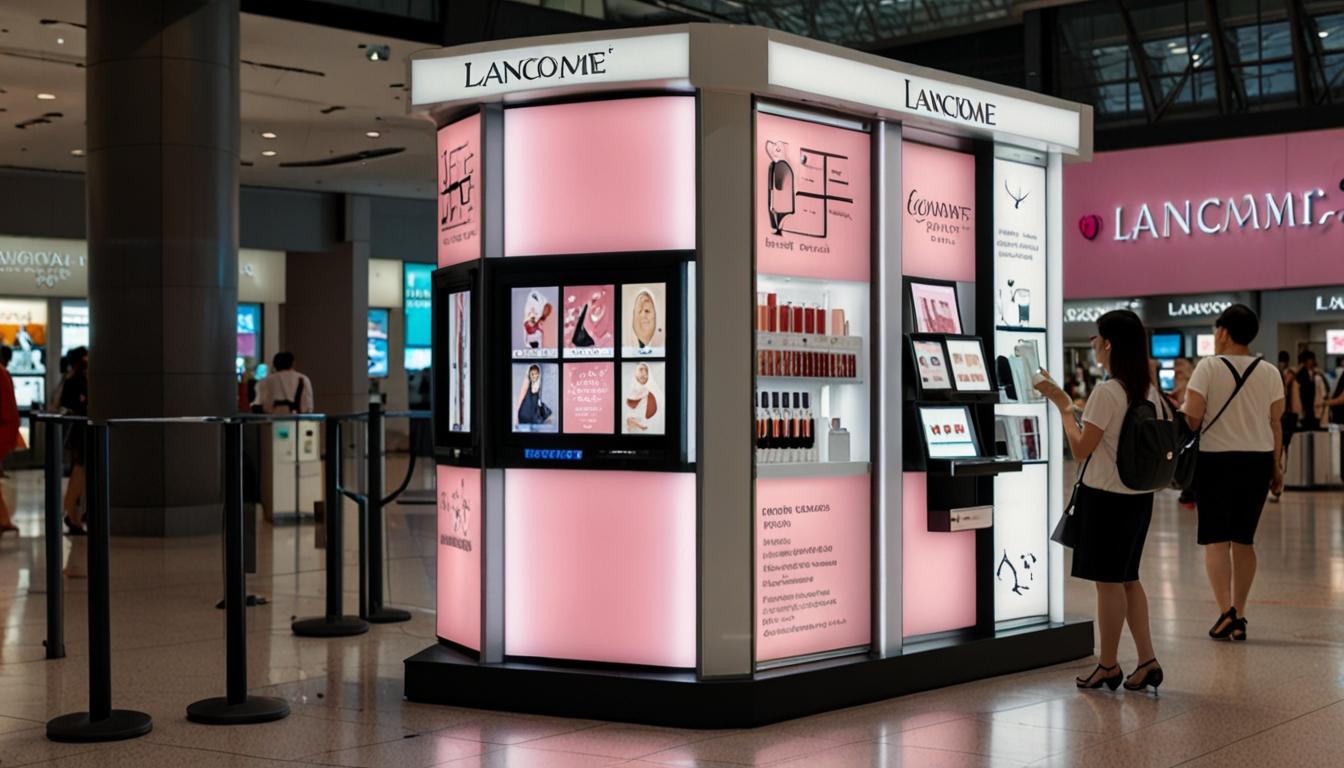Lancôme opens largest activation in Singapore’s Changi Airport