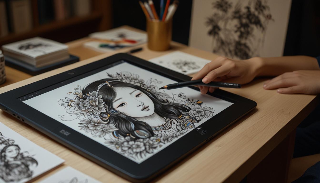 Renowned artist Shan Jiang designs for cutting-edge XPPen drawing tablet