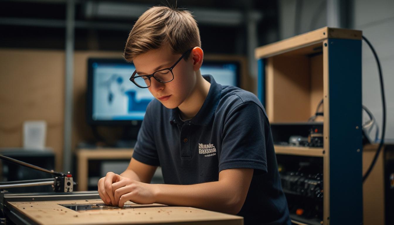 Owen Montgomery's journey through innovation in Woodbridge High School's Makerspace