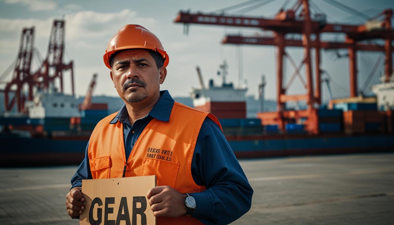 Dockworkers strike at 36 US ports for the first time since 1977