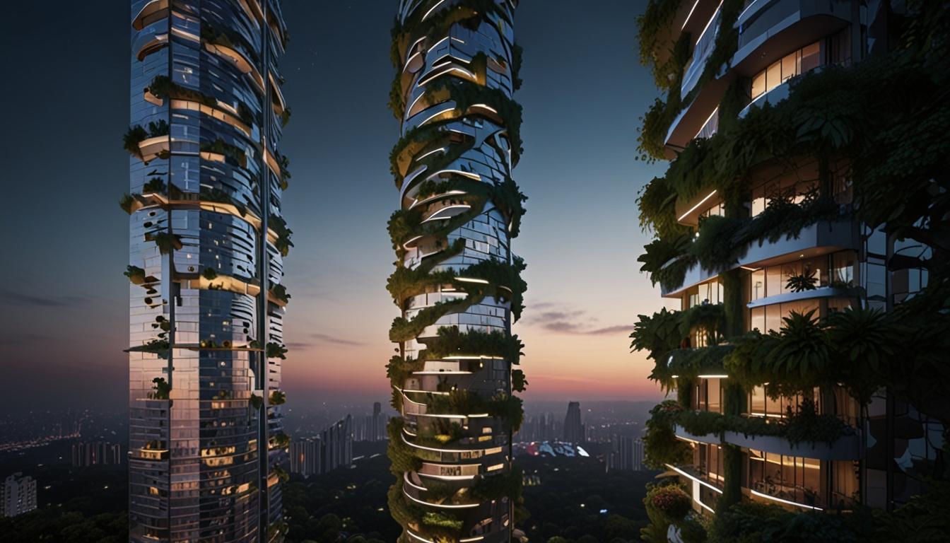 Innovative skyscraper design integrates green architecture through ecological programming