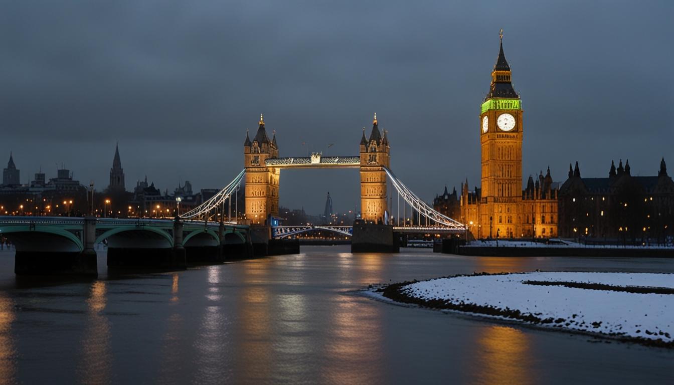 England braces for a potential White Christmas as heavy snowfall and unprecedented rainfall loom