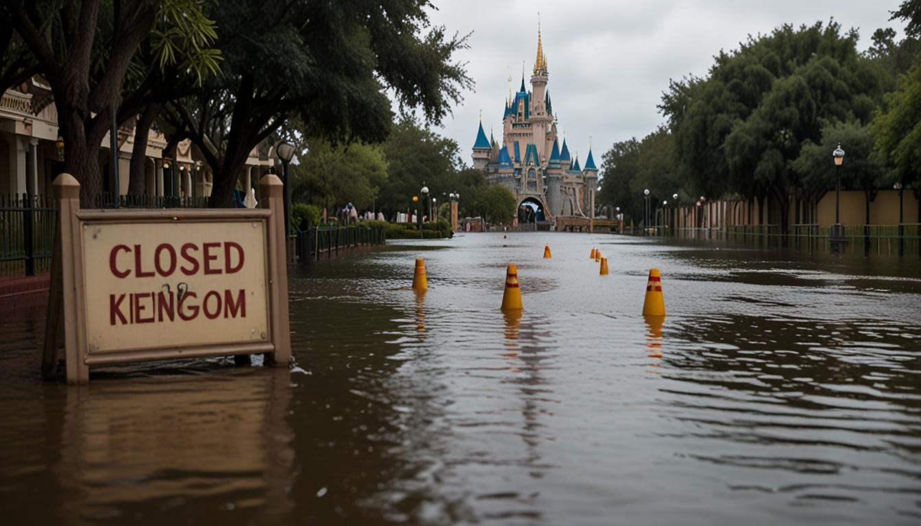 Hurricane Milton slams Florida, fake images of Disney World surface online