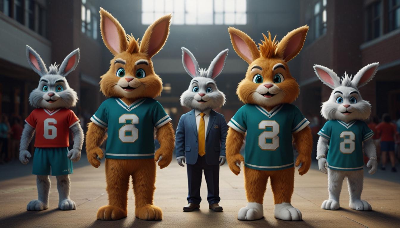 Unique high school mascots explored through AI interpretations