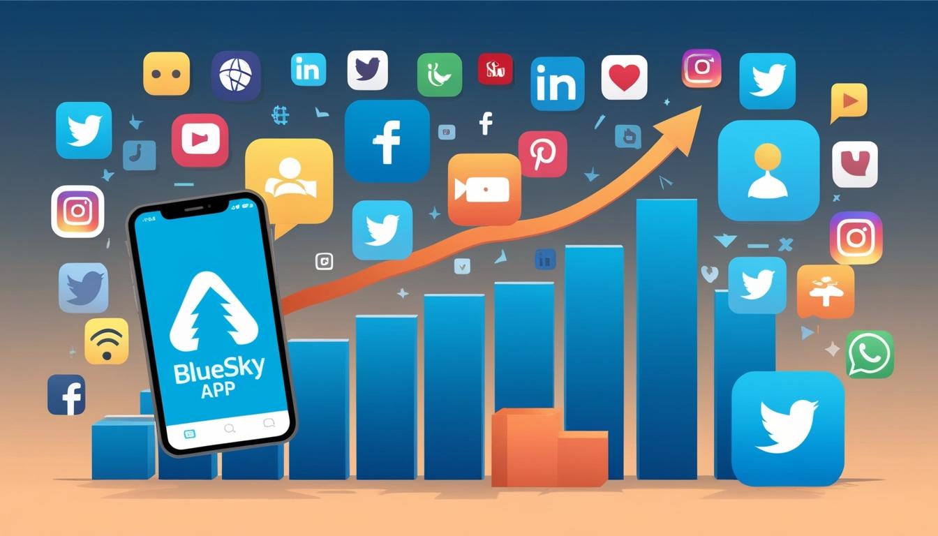 Bluesky experiences explosive growth with 500,000 new users in a day