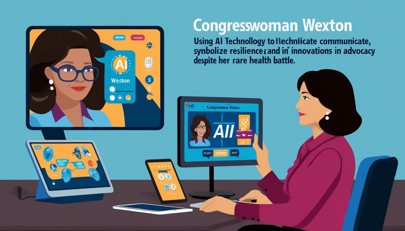 Congresswoman Jennifer Wexton utilises AI amid rare health battle