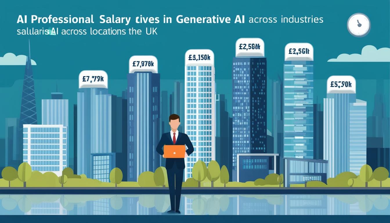 Generative AI salaries in the UK show significant variation by industry, experience, and location