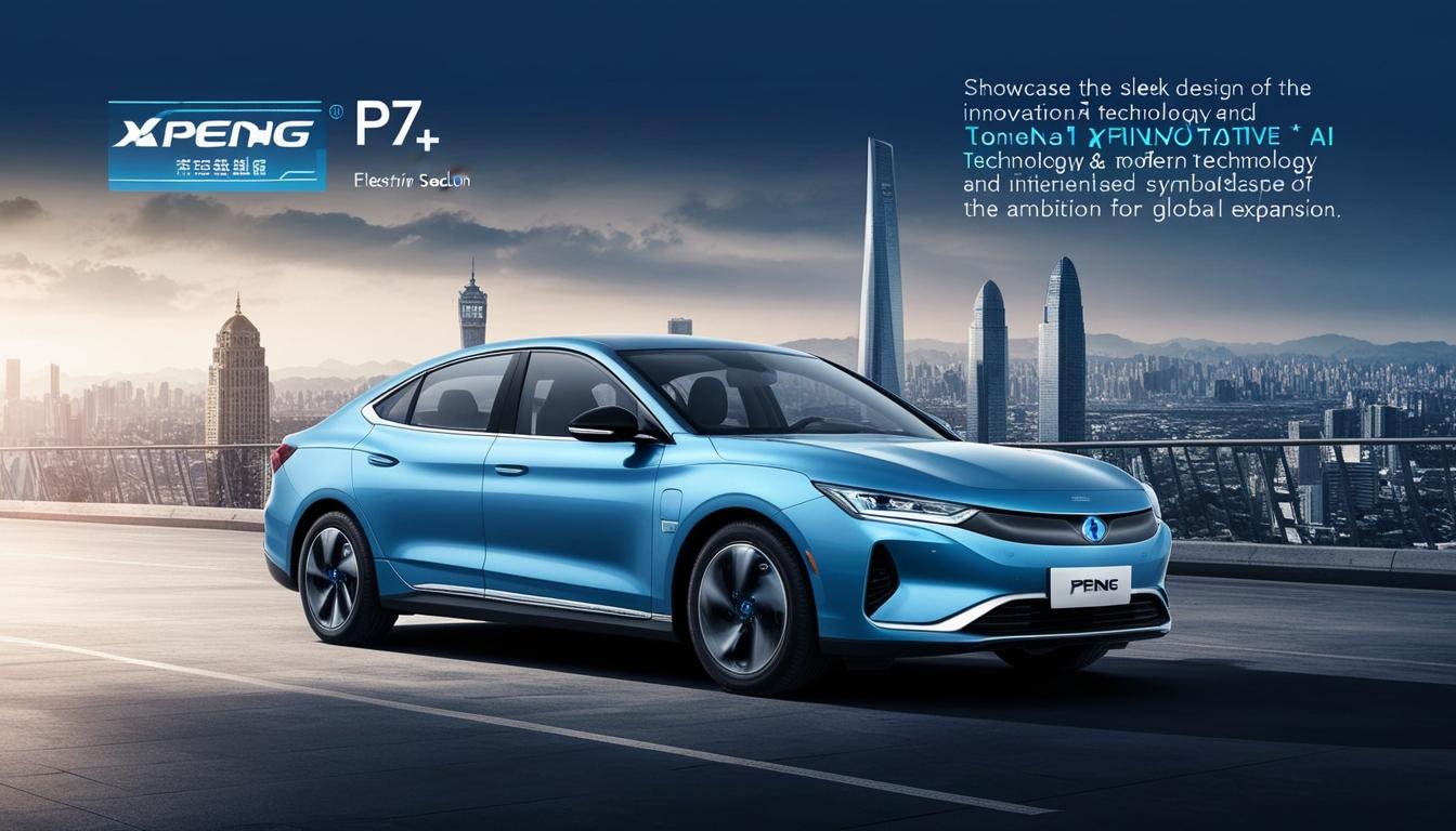 XPeng Motors launches the family-oriented P7+ electric sedan with 30,000 pre-orders in two hours