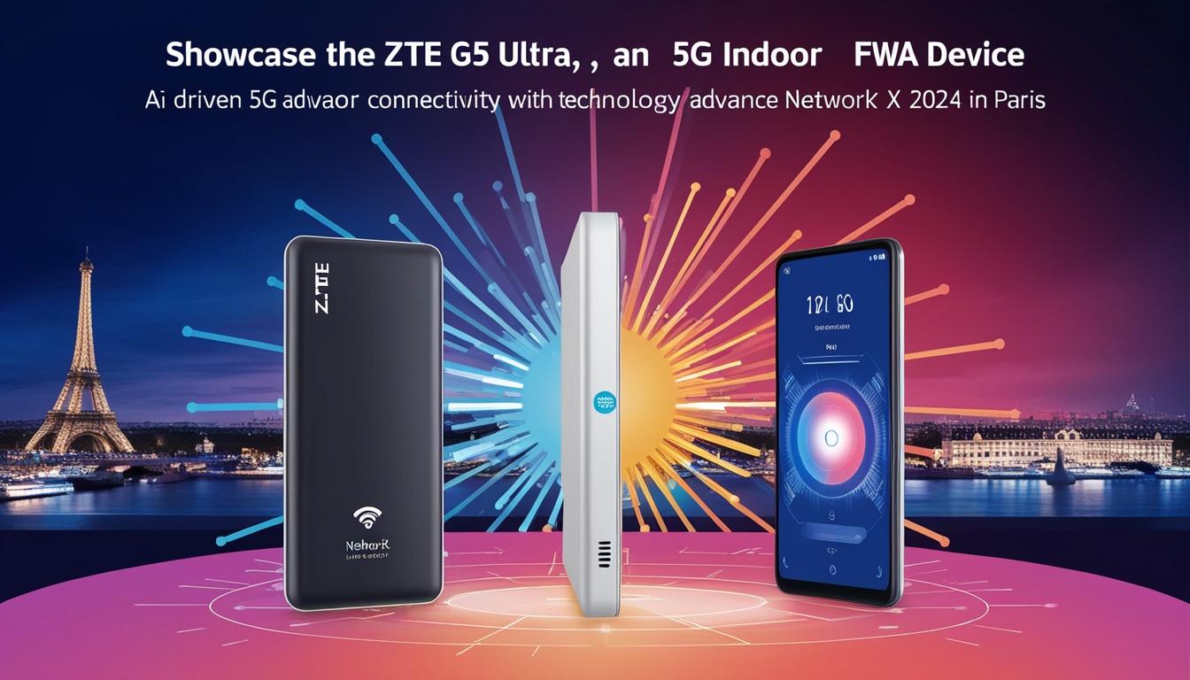 ZTE unveils AI-powered 5G innovations at Network X 2024 in Paris