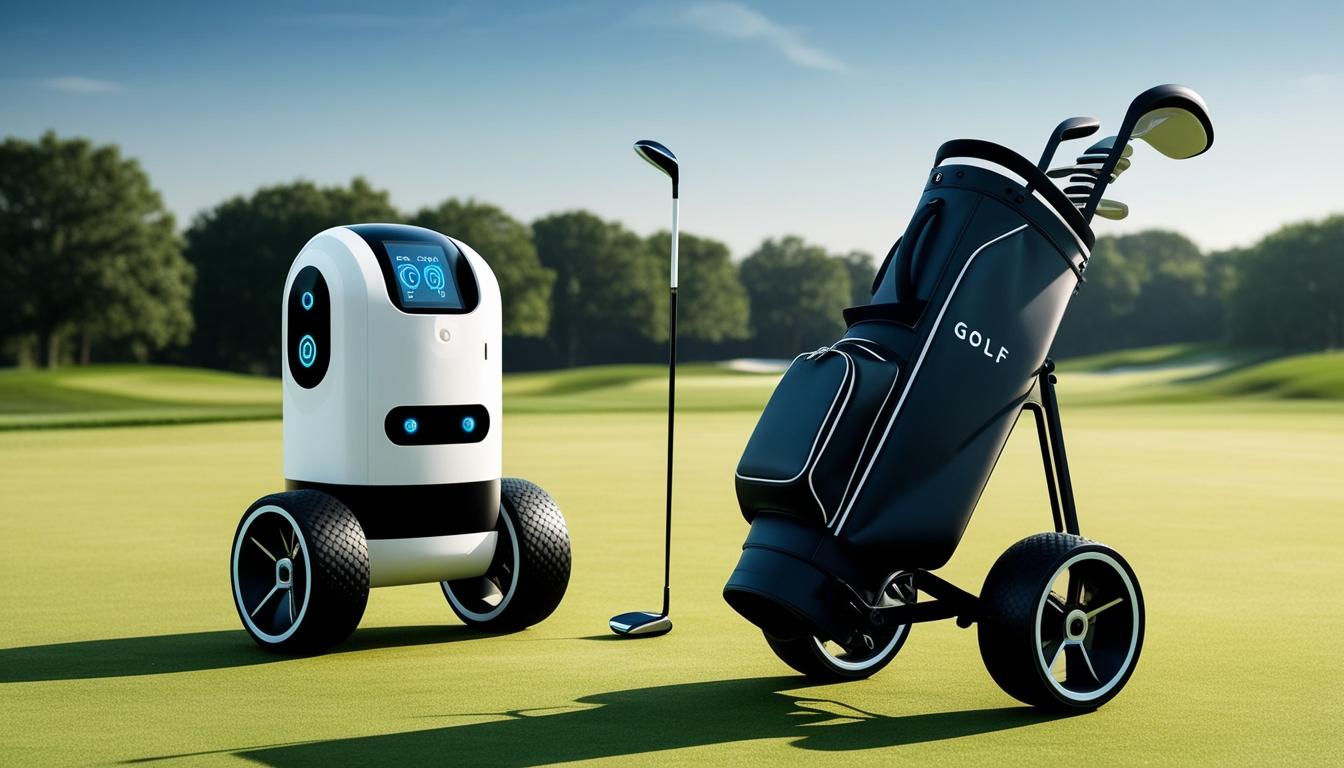 A new era for golf: The AI-powered iXi robot golf trolley