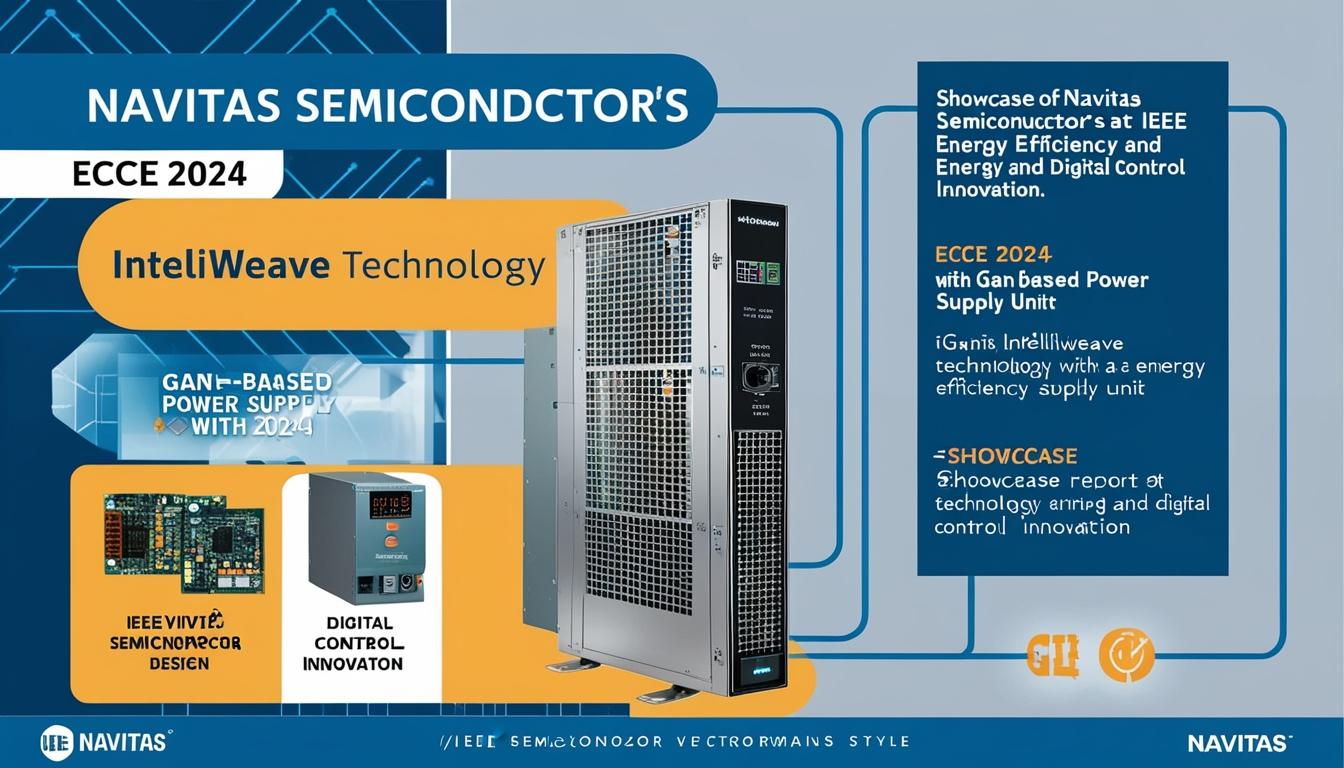 Navitas Semiconductor to showcase IntelliWeave technology at IEEE ECCE 2024