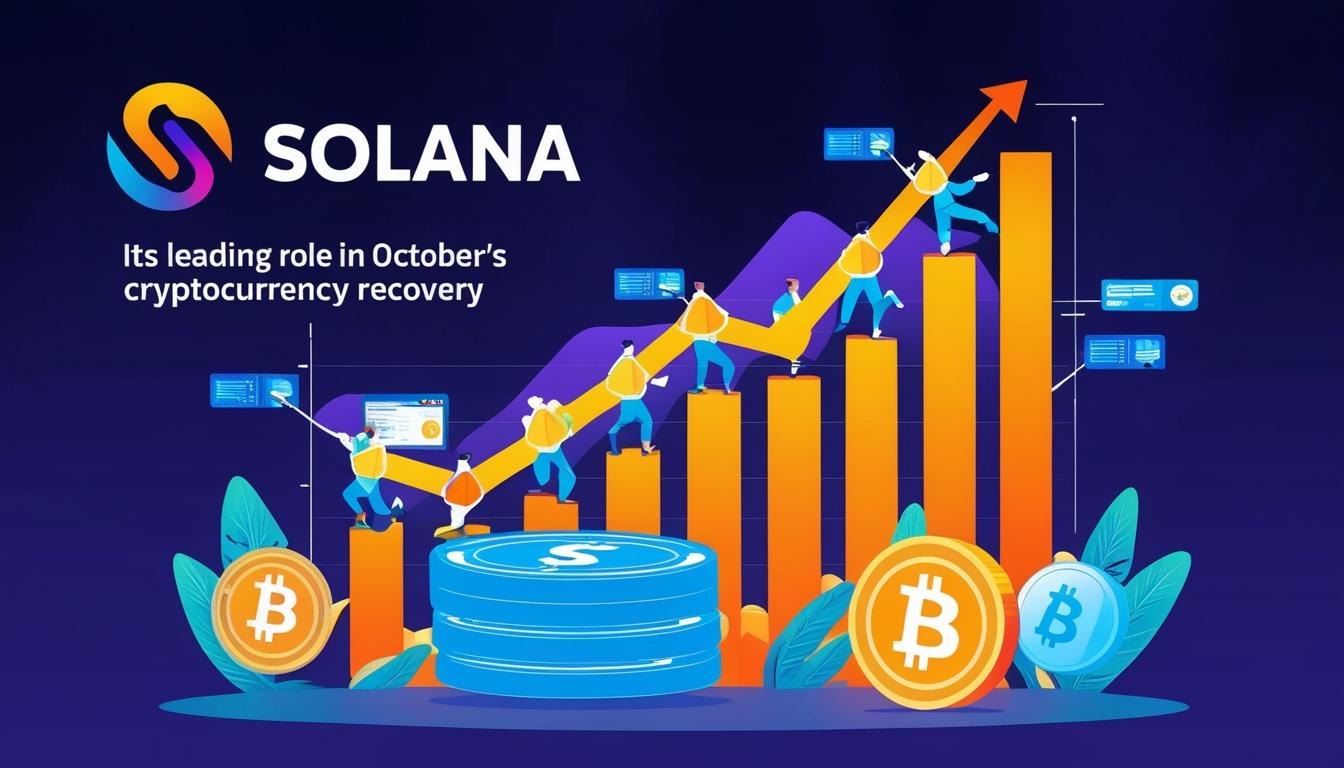 Solana leads October cryptocurrency recovery amid escalating user activity