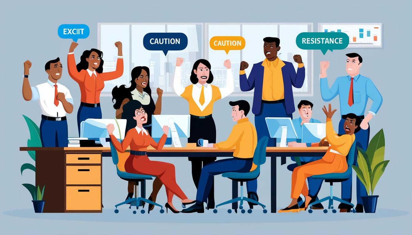 Understanding the varied reactions to AI in the workplace