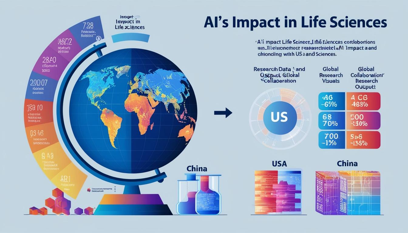 US and China lead as global AI research hotspots in life sciences