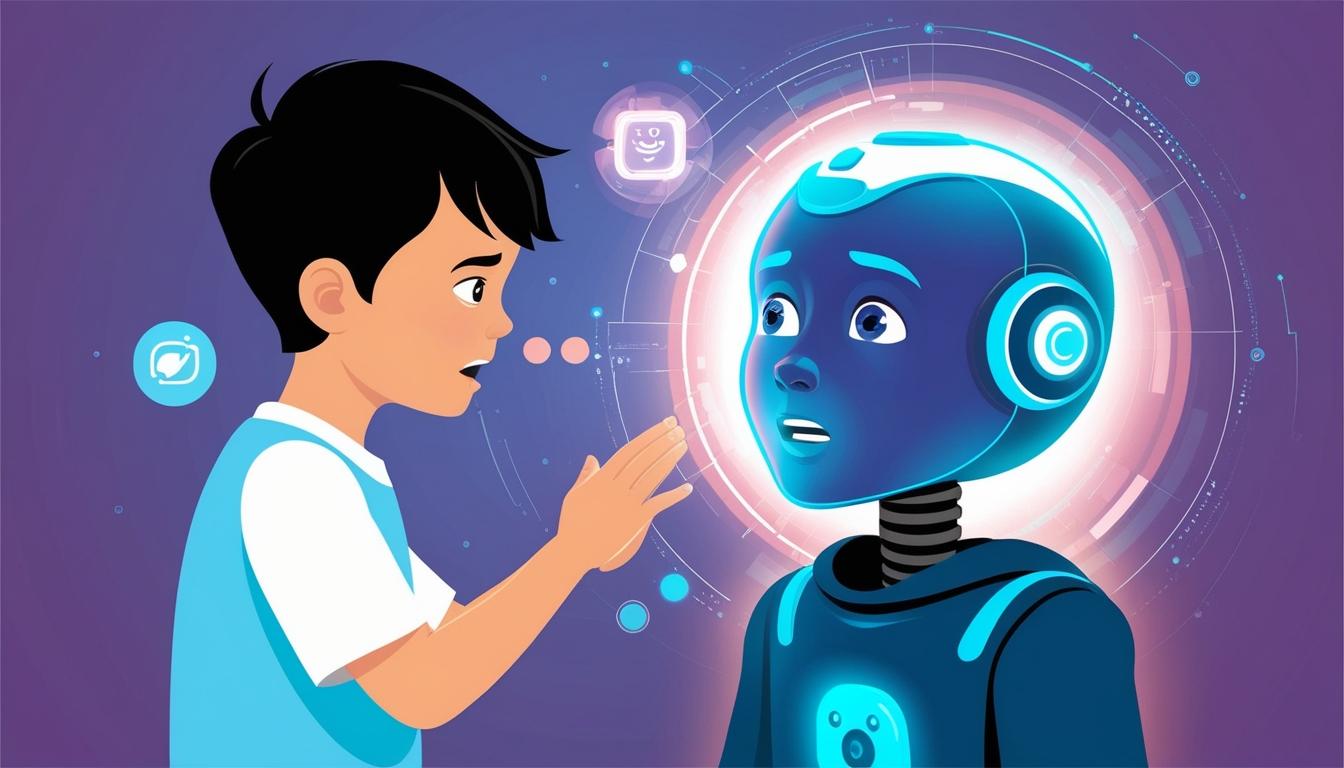 A teenager's emotional journey with an AI companion