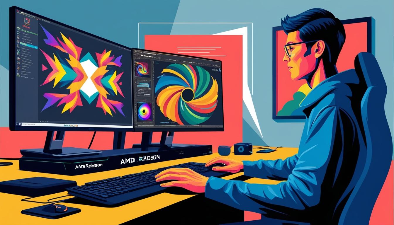 AI and AMD Radeon GPUs revolutionise digital creative workflows