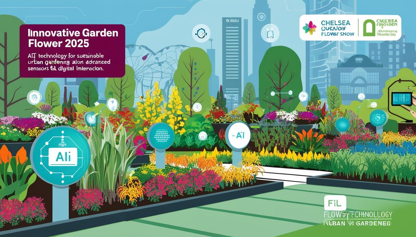 AI-assisted garden to feature at 2025 Chelsea Flower Show
