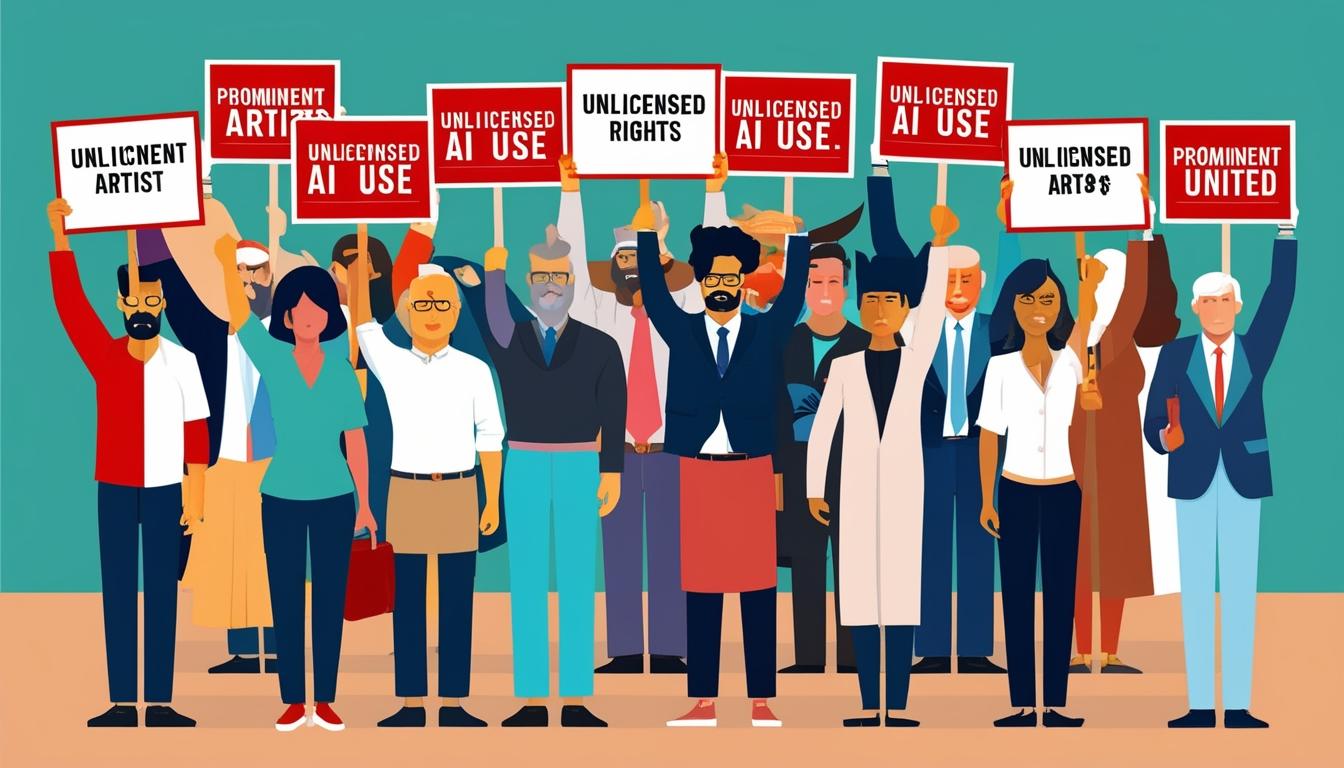 Artists unite against unlicensed use of creative works in AI training