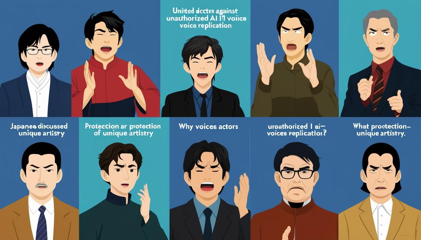 Japanese voice actors unite against unauthorized AI use